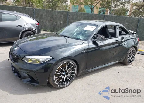 2021 BMW M2 Competition из США, поврежденный, VIN WBS2U7C05M7G75661